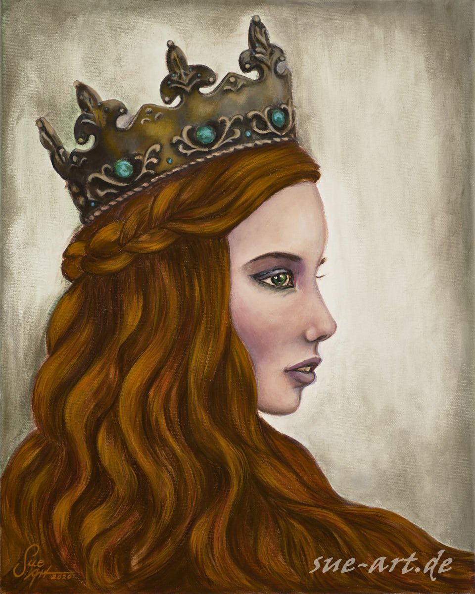 queen - acrylic on canvas